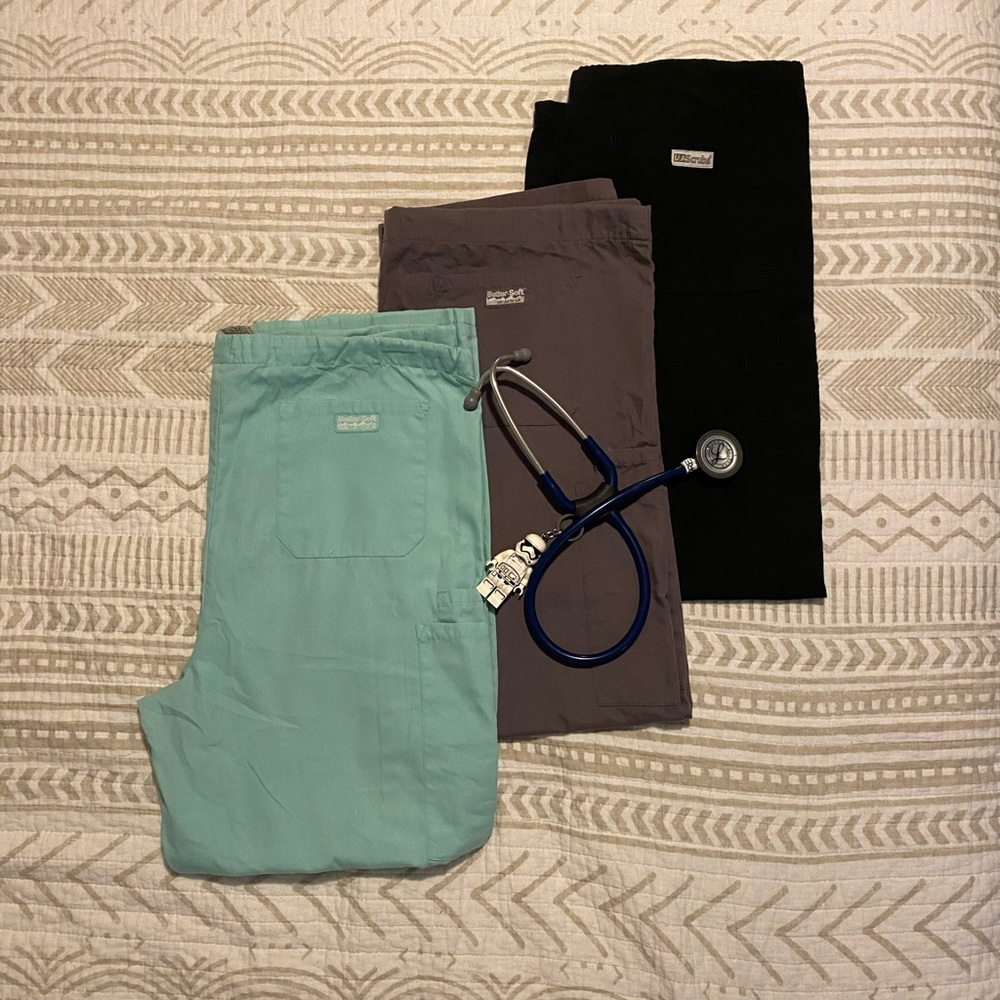 Uniform Advantage Cargo Scrub Pants - 3 Pairs
